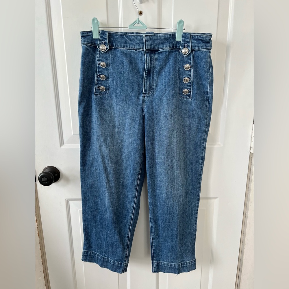Talbots Cropped Sailor Jean